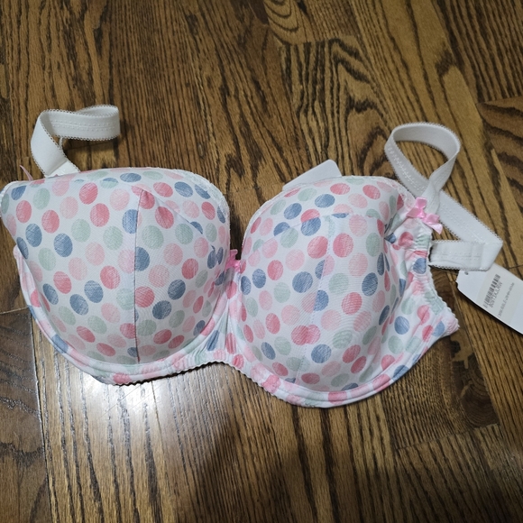 NWT Comexim Bubbles Padded Plunge Bra 28HH - Picture 7 of 10